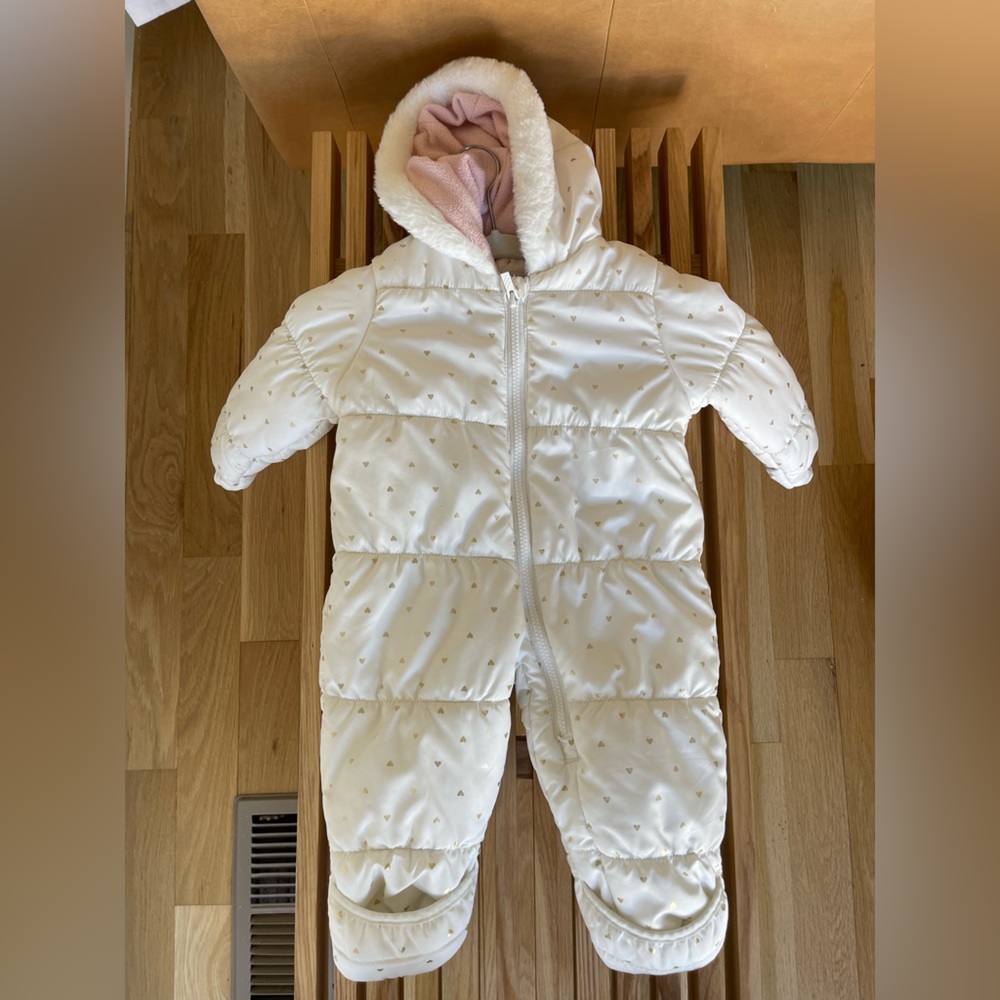 Carters girls 12 month snow suit